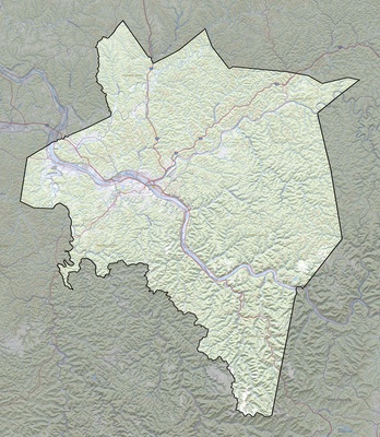 Kanawha County WV USGS topo map