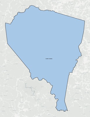 Lewis County WV school district boundaries map