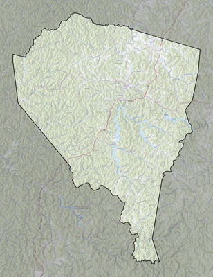 Lewis County WV USGS topo map