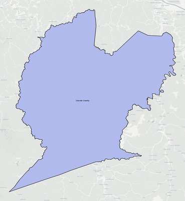Lincoln County WV school district boundaries map