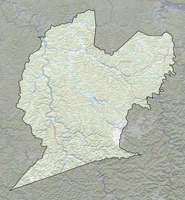 Lincoln County WV USGS topo map
