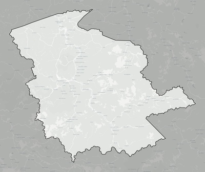 Logan County WV county basemap context