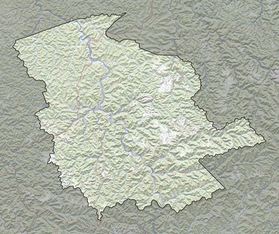 Logan County WV USGS topo map