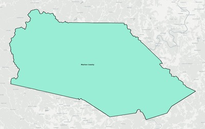 Marion County WV school district boundaries map