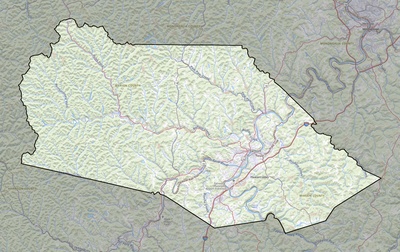 Marion County WV USGS topo map