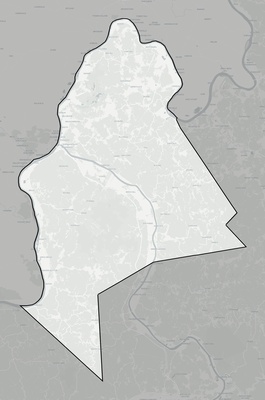 Mason County WV county basemap context