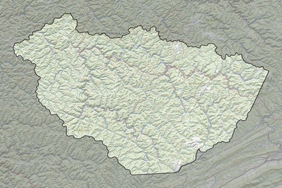 McDowell County WV USGS topo map