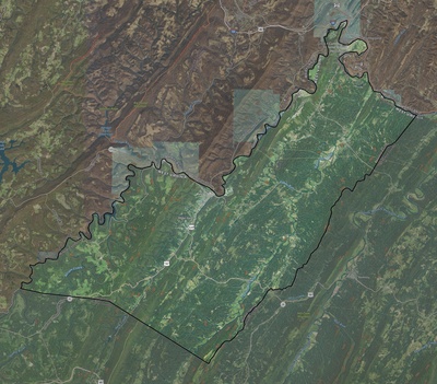 Mineral County WV USGS imagery and topo map