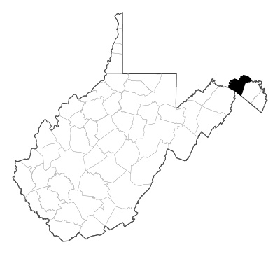 Morgan County in West Virginia