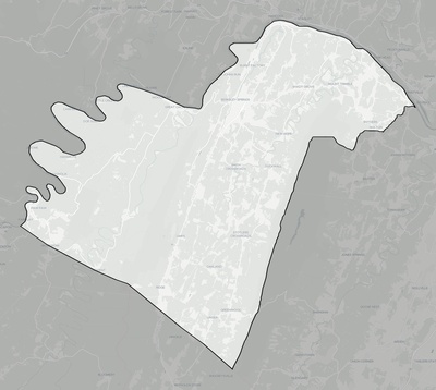 Morgan County WV county basemap context