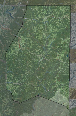 Preston County WV USGS imagery and topo map