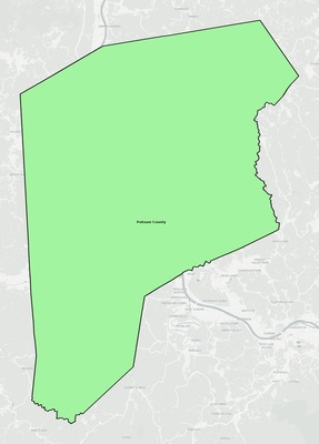 Putnam County WV school district boundaries map