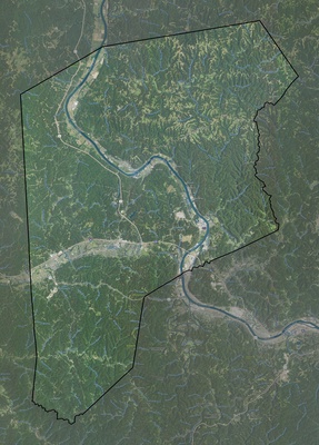 Putnam County WV USGS imagery and topo map
