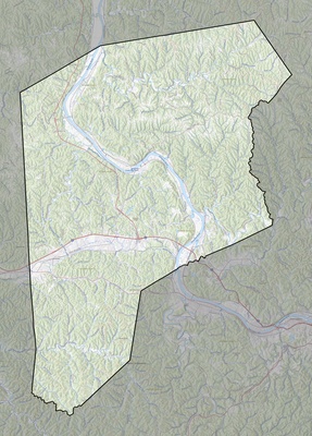 Putnam County WV USGS topo map