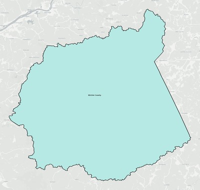 Ritchie County WV school district boundaries map