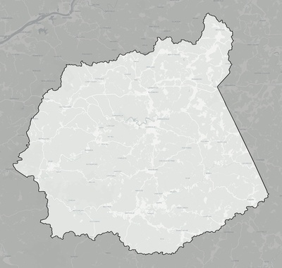 Ritchie County WV county basemap context