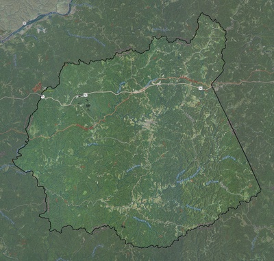 Ritchie County WV USGS imagery and topo map