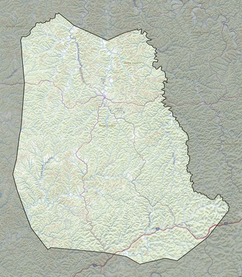 Roane County WV USGS topo map
