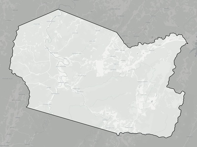 Tucker County WV county basemap context