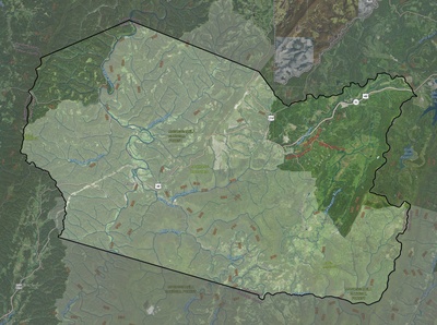 Tucker County WV USGS imagery and topo map