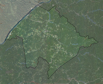 Tyler County WV USGS imagery and topo map