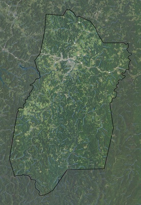 Upshur County WV USGS imagery and topo map