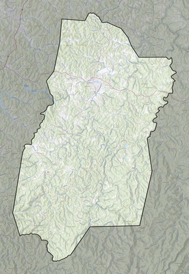 Upshur County WV USGS topo map