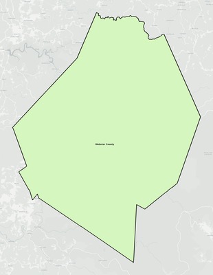 Webster County WV school district boundaries map