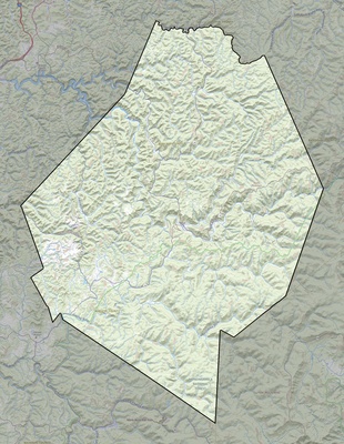 Webster County WV USGS topo map