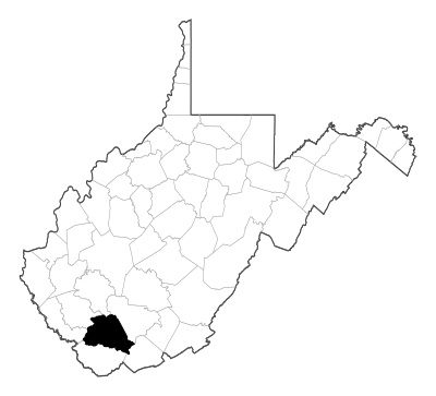 Wyoming County in West Virginia