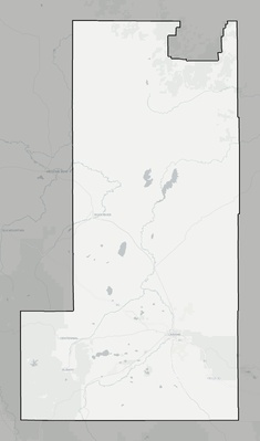 Albany County WY county basemap context