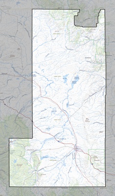 Albany County WY USGS topo map