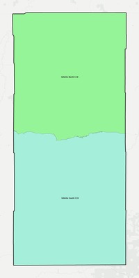 Campbell County WY townships and subdivisions map
