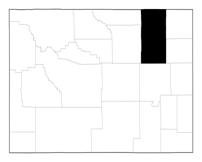 Campbell County in Wyoming