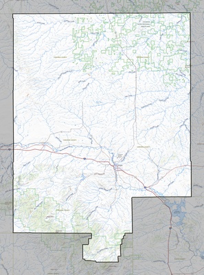 Converse County WY USGS topo map
