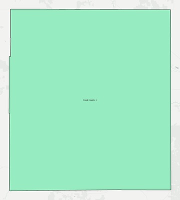 Crook County WY school district boundaries map