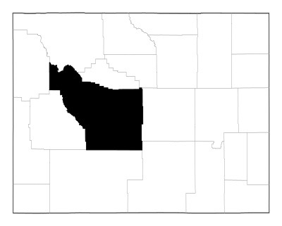 Fremont County in Wyoming