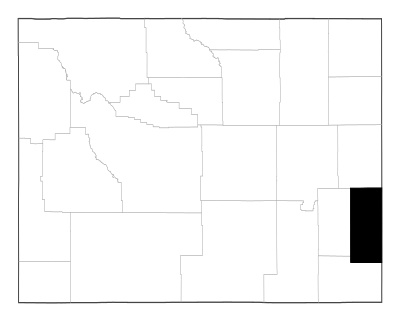 Goshen County in Wyoming