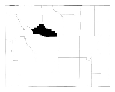 Hot Springs County in Wyoming