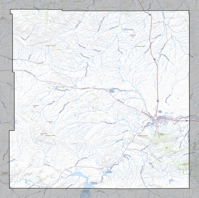 Natrona County WY USGS topo map