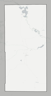 Platte County WY county basemap context