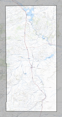 Platte County WY USGS topo map