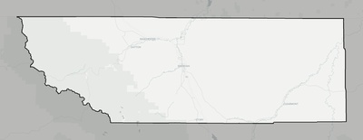 Sheridan County WY county basemap context