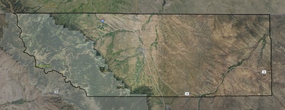 Sheridan County WY USGS imagery and topo map