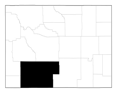Sweetwater County in Wyoming