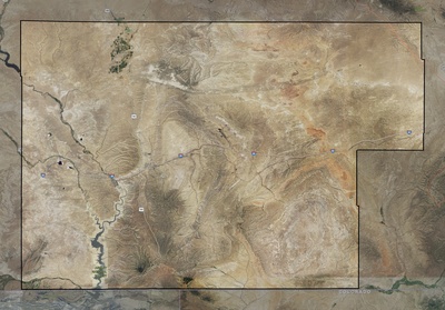 Sweetwater County WY USGS imagery and topo map