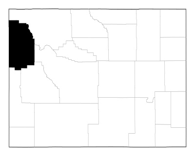 Teton County in Wyoming