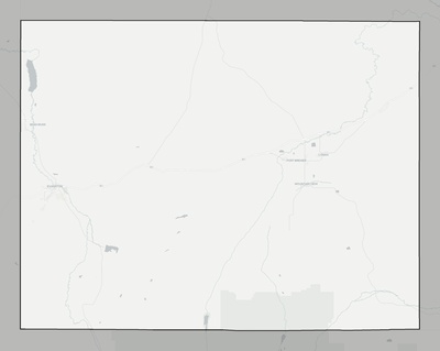 Uinta County WY county basemap context