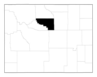Washakie County in Wyoming